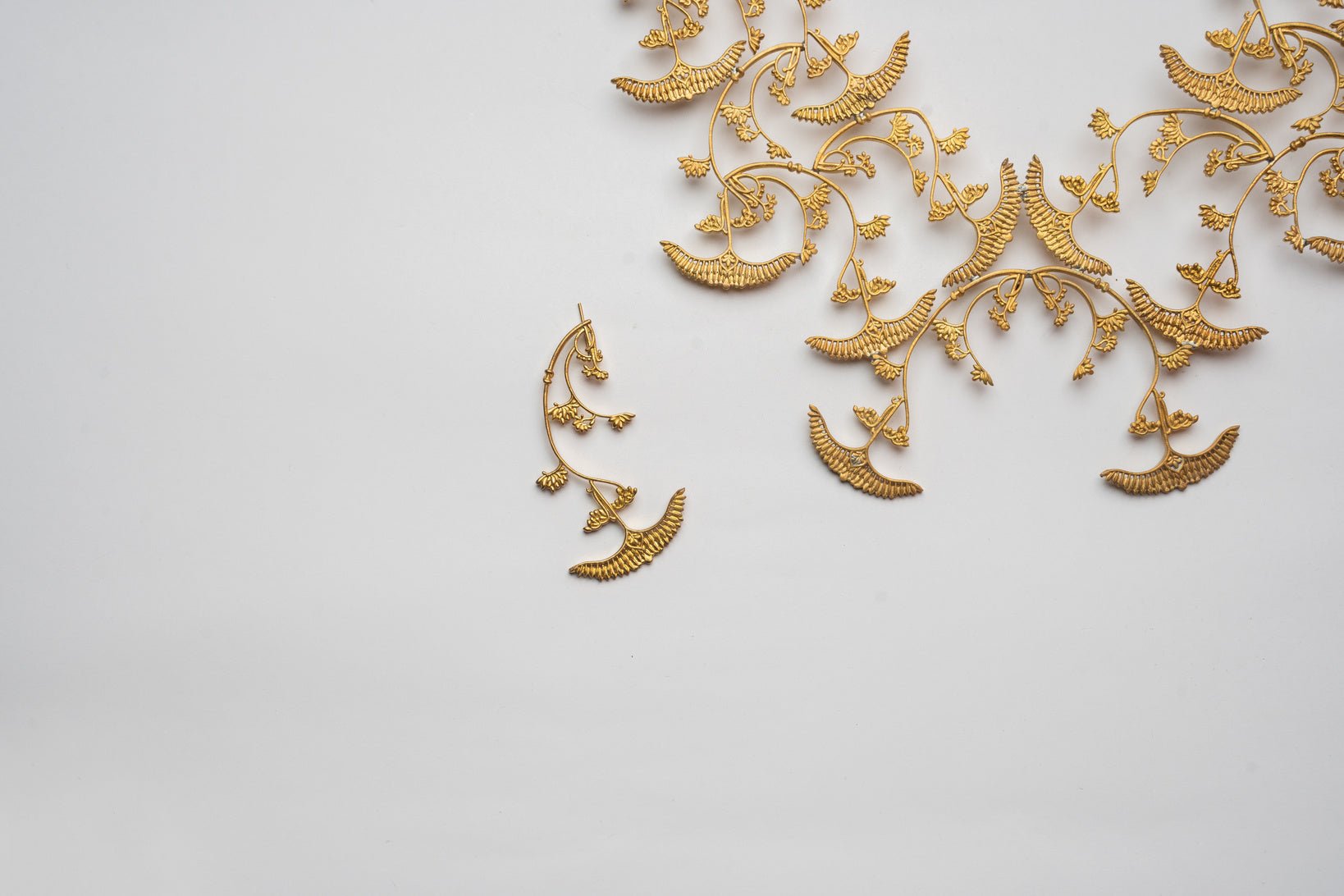 Anki Bunki Aditi – Shankhalata - Gold Brass Necklace - CiceroniNeckpieceAnki Bunki