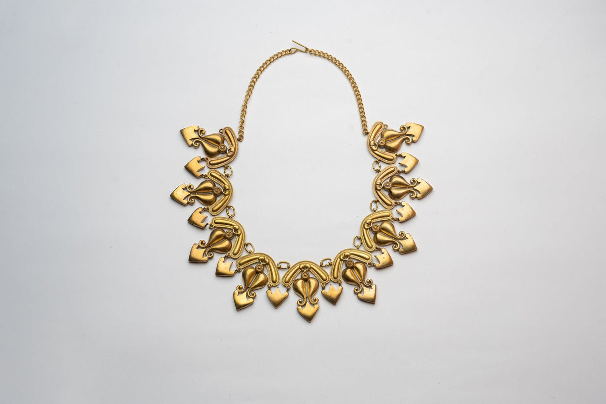 Anki Bunki Aditi – Shehed- Gold Brass Necklace Set - CiceroniNecklace SetAnki Bunki