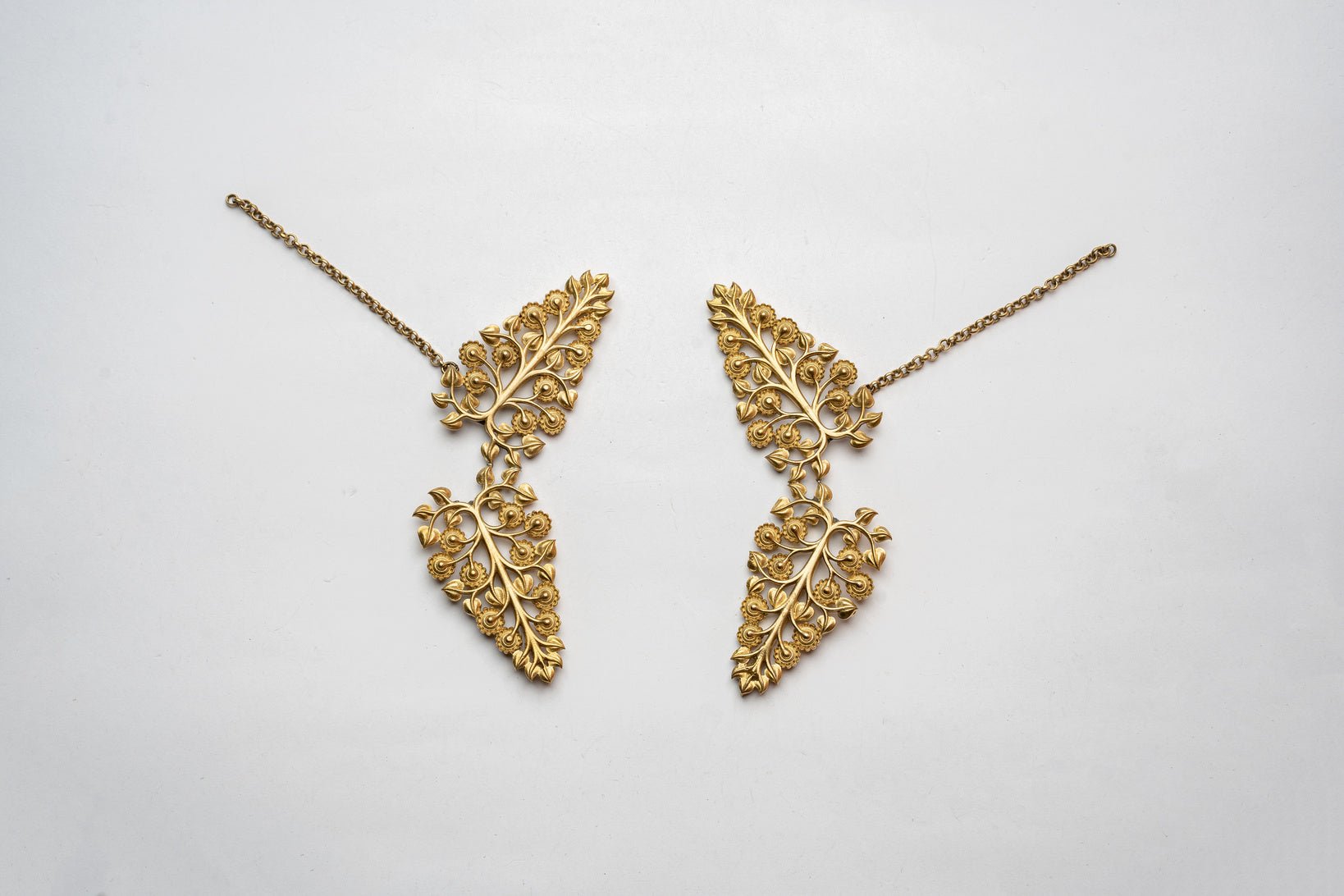 Anki Bunki Aditi – Tarulata - Antique Gold Brass Earrings - CiceroniEarringsAnki Bunki