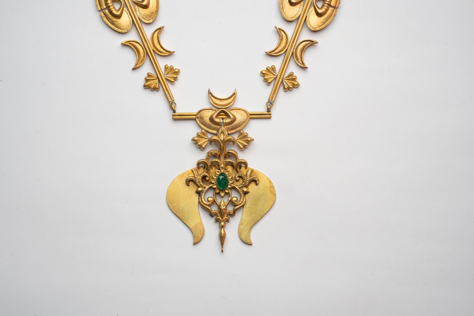 Anki Bunki Aditi – Trishakti- Gold Brass Necklace - CiceroniNeckpieceAnki Bunki