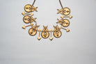 Anki Bunki Aditi – Uma- Gold Brass Necklace Set - CiceroniNecklace SetAnki Bunki