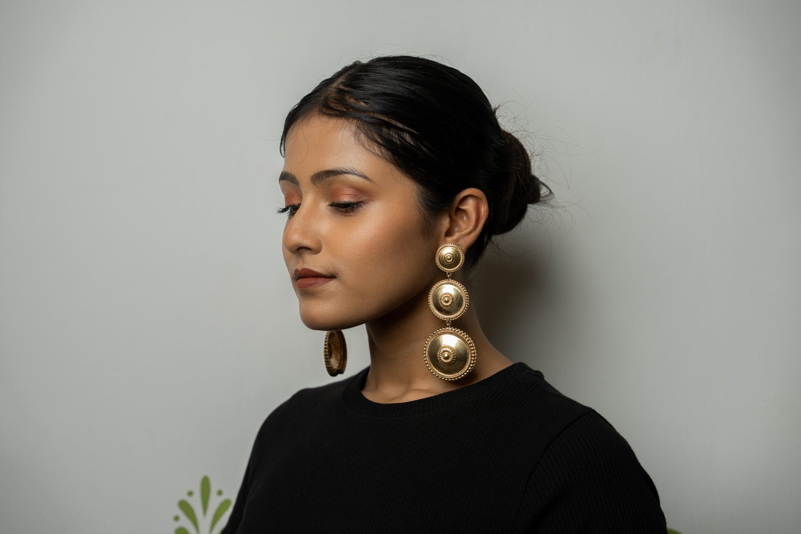 Anki Bunki Aditi – Vartula- Gold Brass Earrings - CiceroniEarringsAnki Bunki