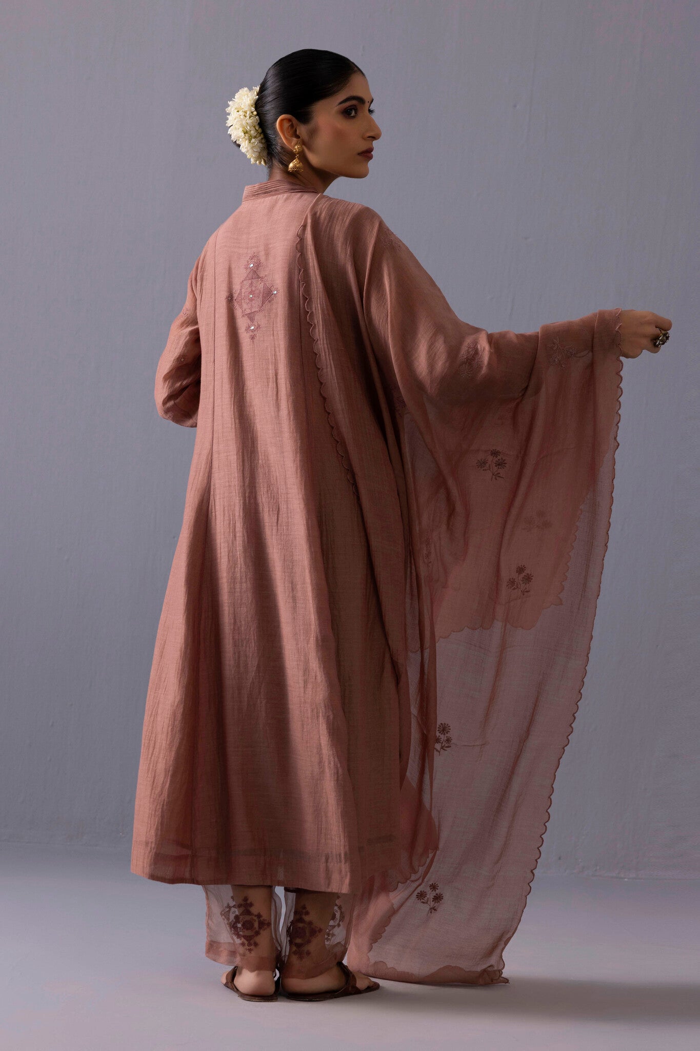 Ankita Kurta Set - Brown - CiceroniKurta SetsLabel Shreya Sharma