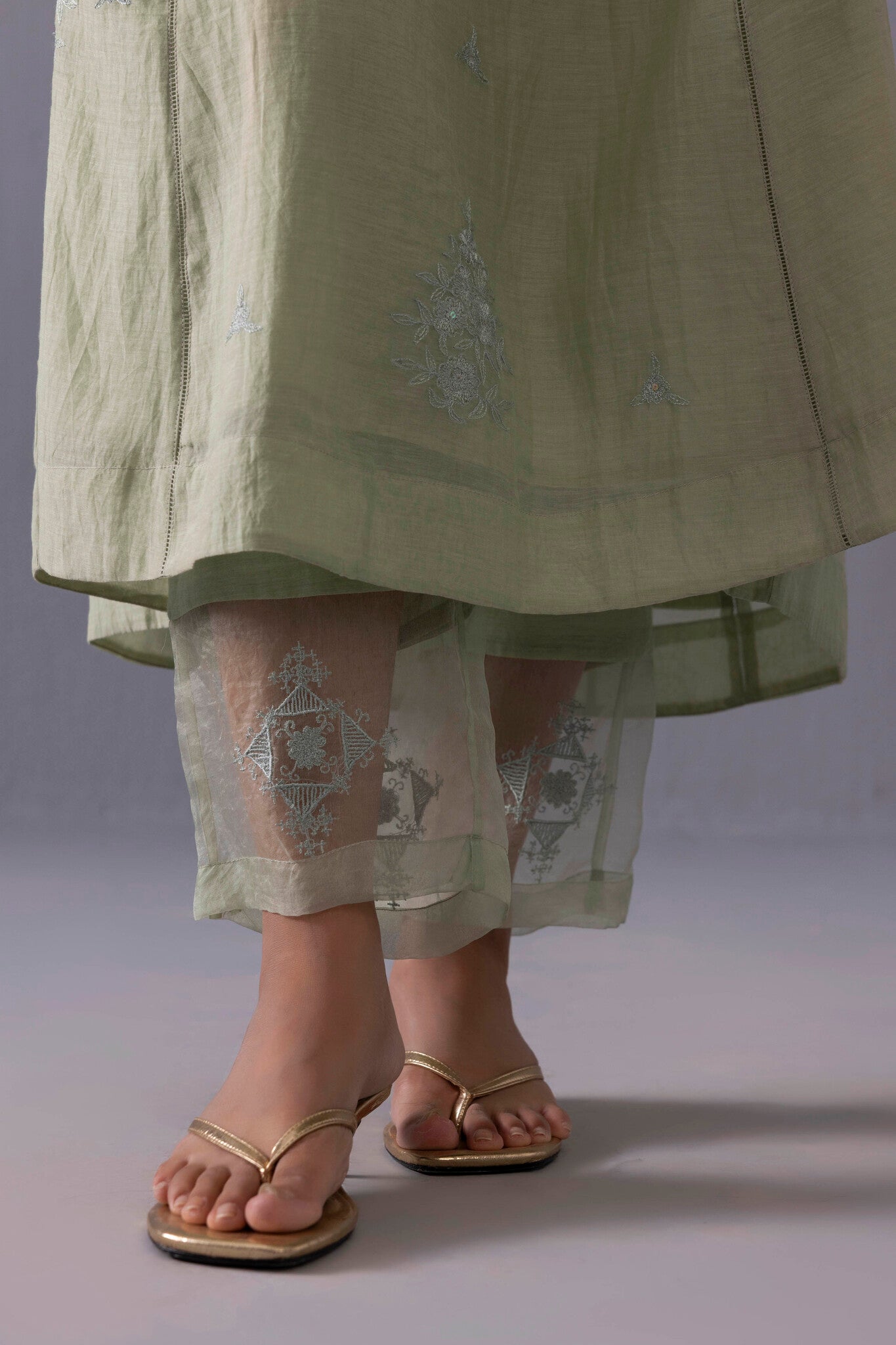 Ankita Kurta Set - Green - CiceroniKurta SetsLabel Shreya Sharma