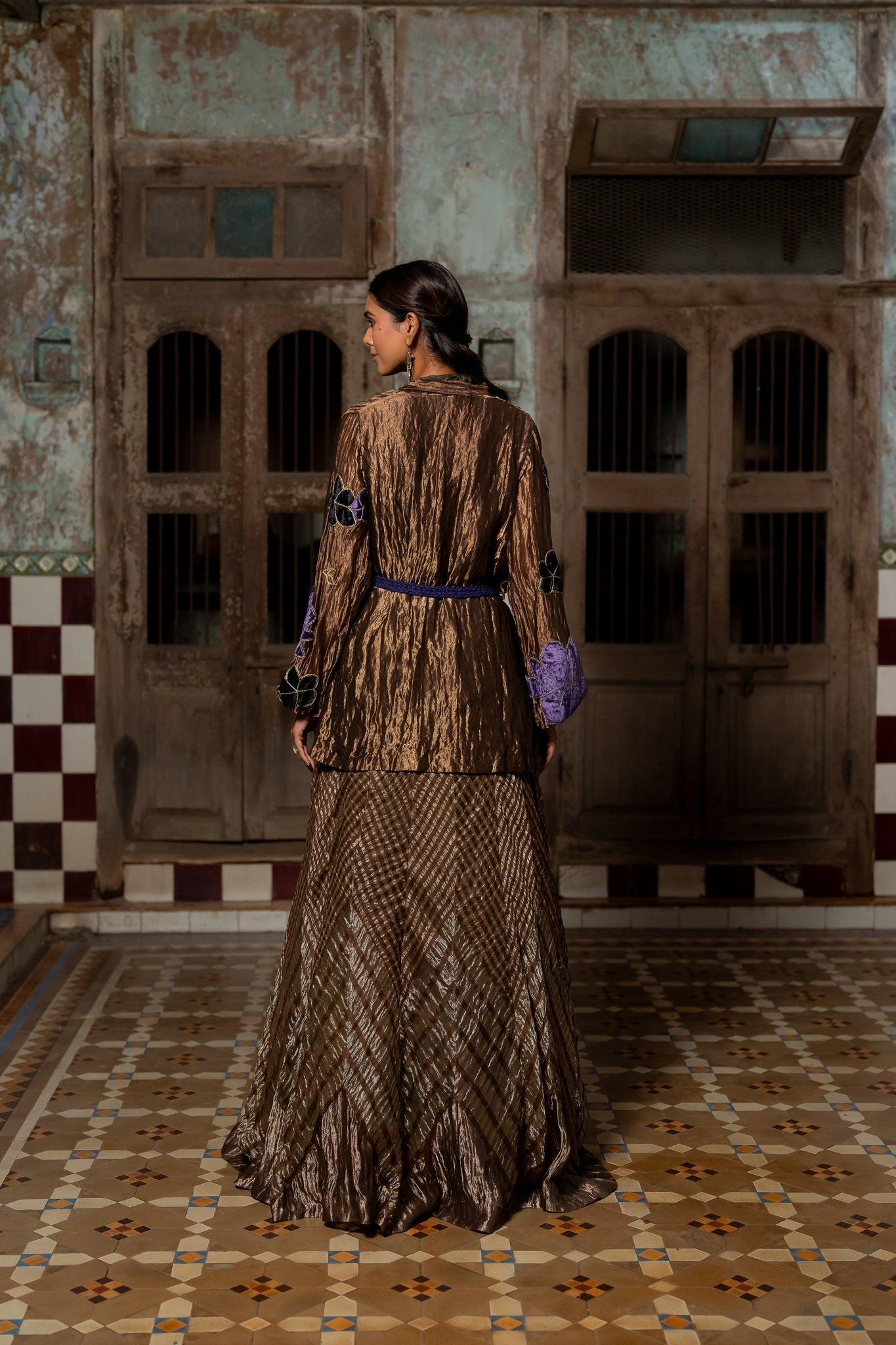 Antara Bustier and Skirt - CiceroniLehenga SetChambray &amp; Co.