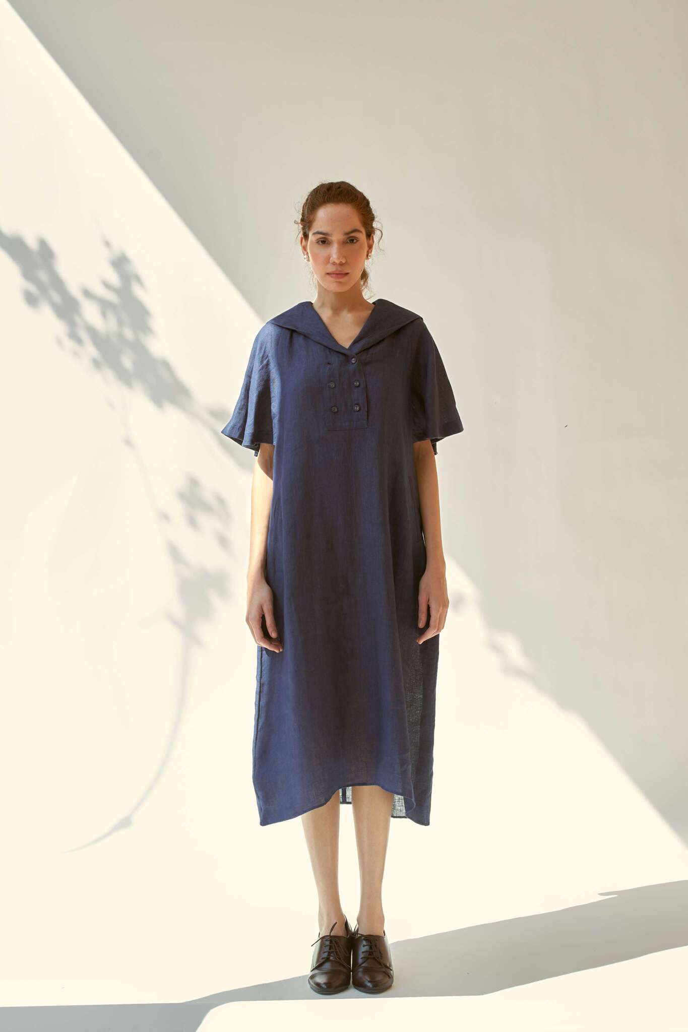 Anytime Dress - Indigo - CiceroniDressesPaeony