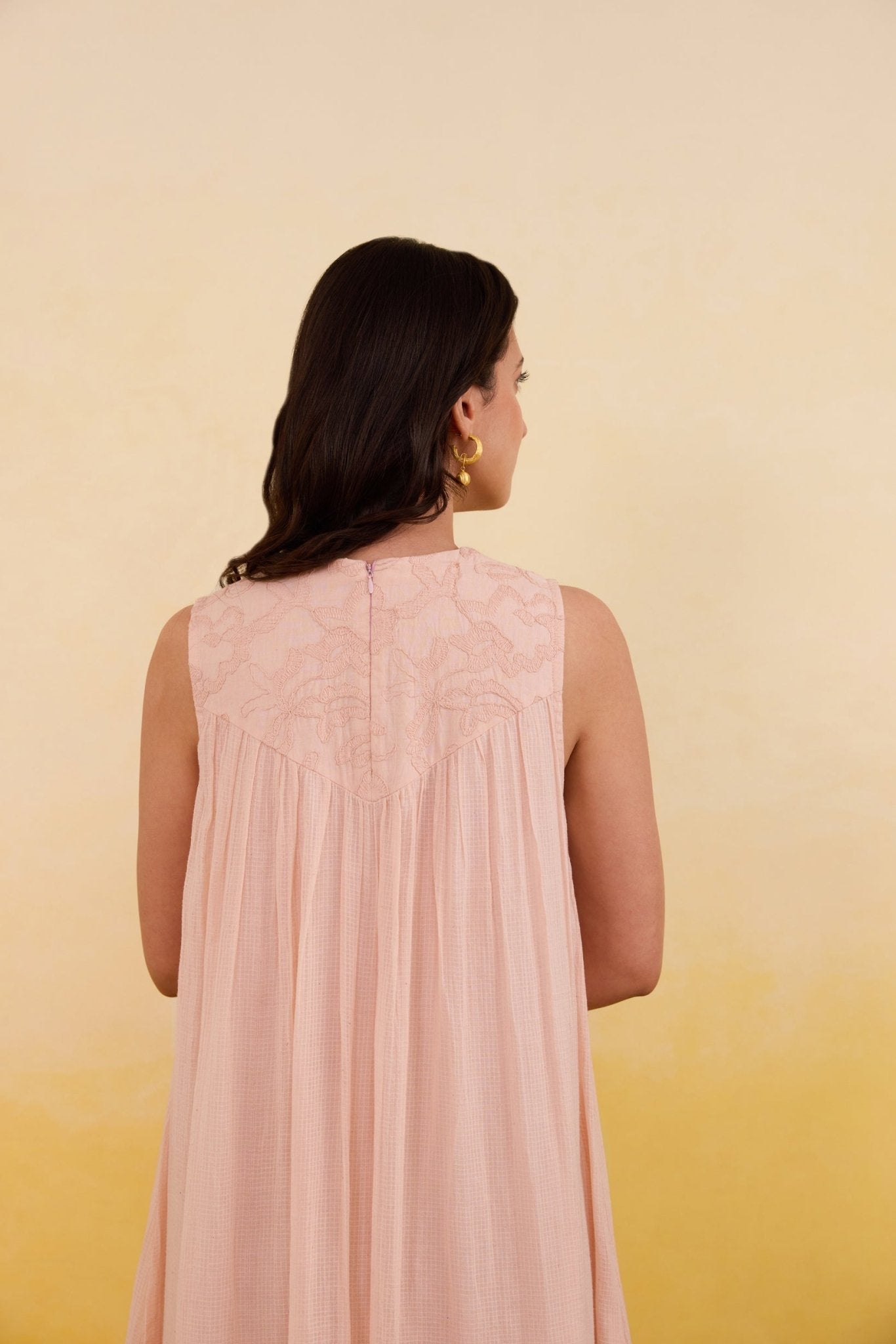 Apricot Bloom Dress - CiceroniDressesTaro