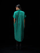 Arc Green Shirt Dress - CiceroniDressesShades of India