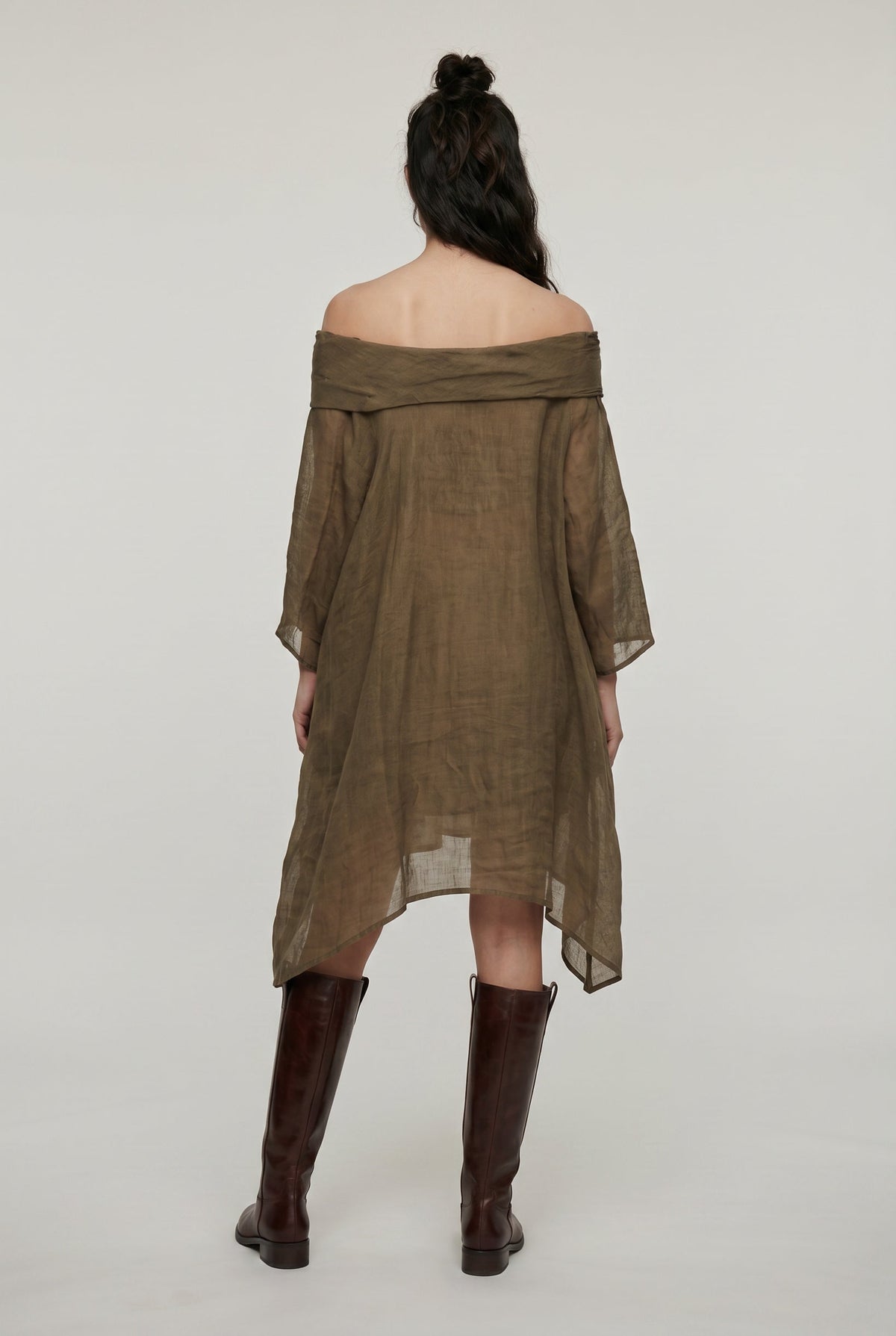 As you Like - 3 Way Style Dress in Cocoa - CiceroniDressesPaeony