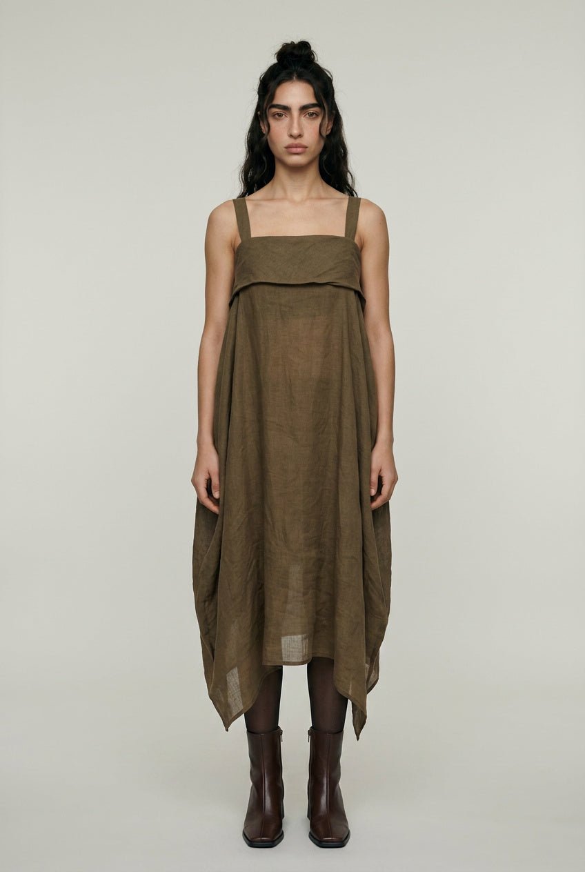 As you Like - 3 Way Style Dress in Cocoa - CiceroniDressesPaeony
