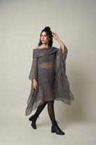 As you Like - 3 Way Style Dress in Mocha Weave - CiceroniDressesPaeony