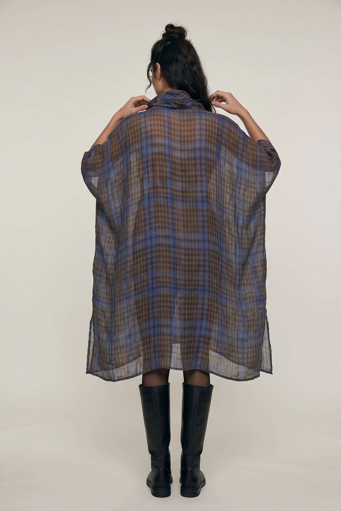 As you Like - 3 Way Style Dress in Mocha Weave - CiceroniDressesPaeony