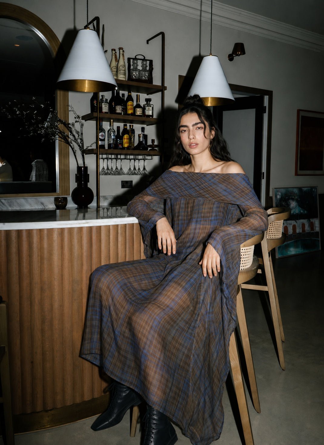 As you Like - 3 Way Style Dress in Mocha Weave - CiceroniDressesPaeony