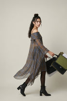 As you Like - 3 Way Style Dress in Mocha Weave - CiceroniDressesPaeony