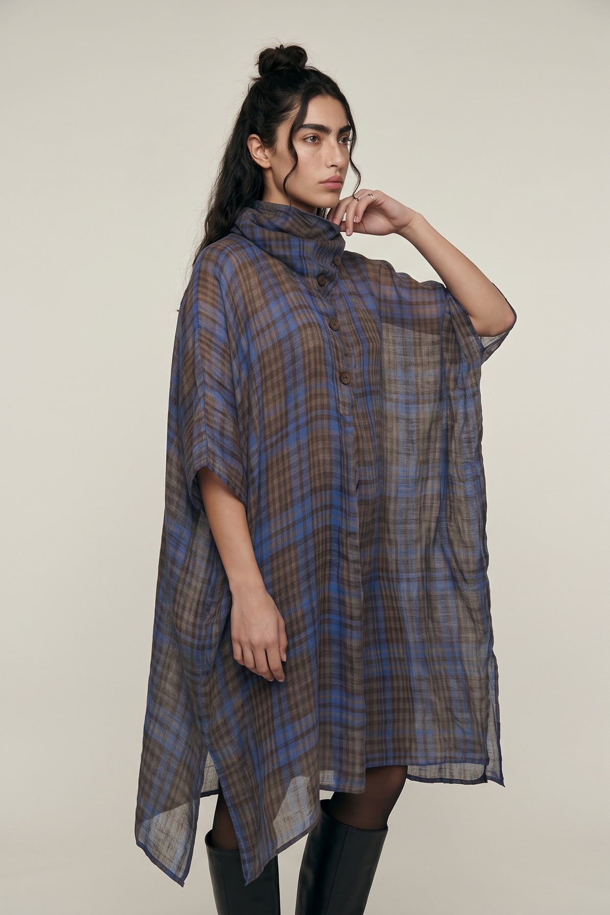 As you Like - 3 Way Style Dress in Mocha Weave - CiceroniDressesPaeony
