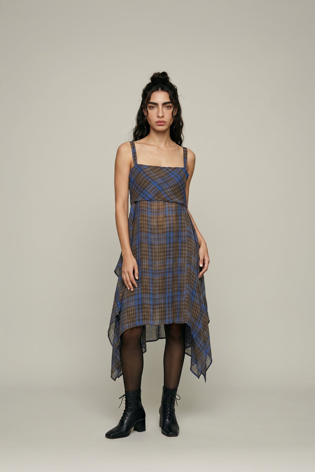 As you Like - 3 Way Style Dress in Mocha Weave - CiceroniDressesPaeony