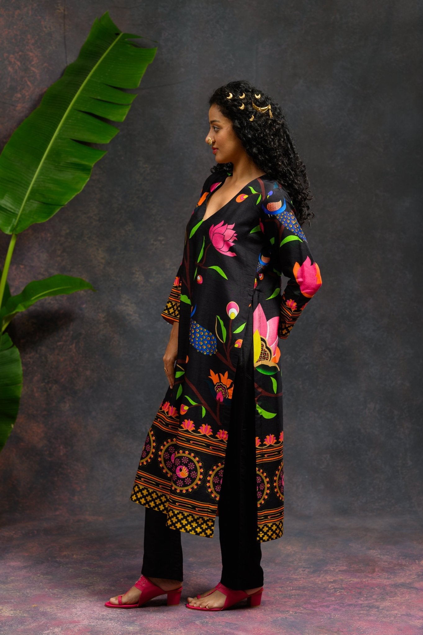 Asawali Black Kurta Set - CiceroniKurta SetsPrachi Kamat