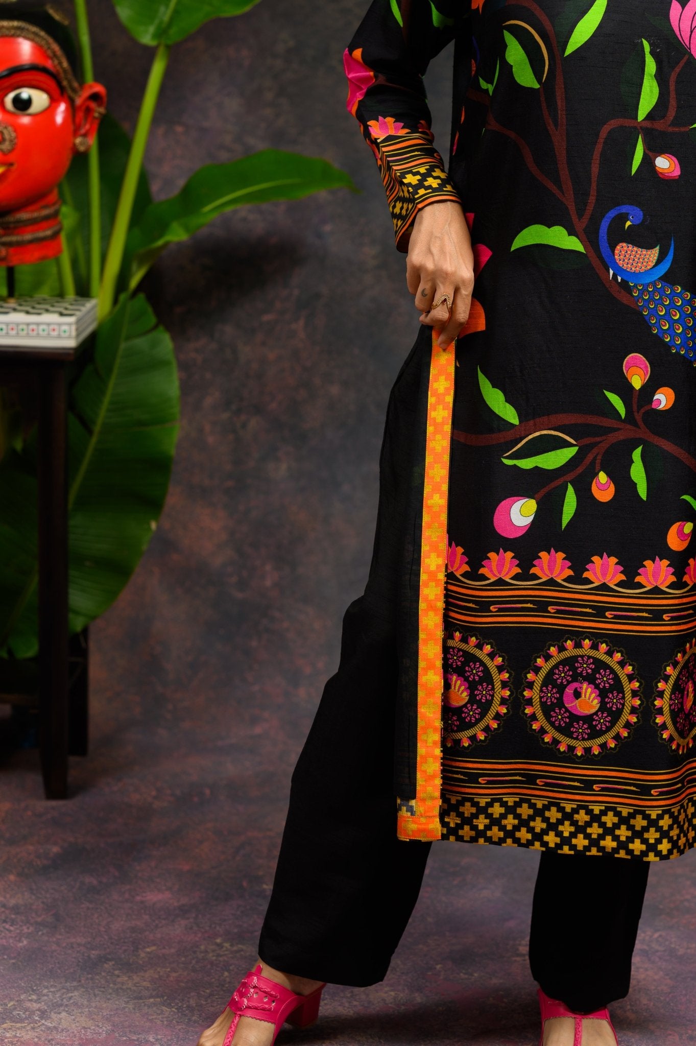 Asawali Black Kurta Set - CiceroniKurta SetsPrachi Kamat