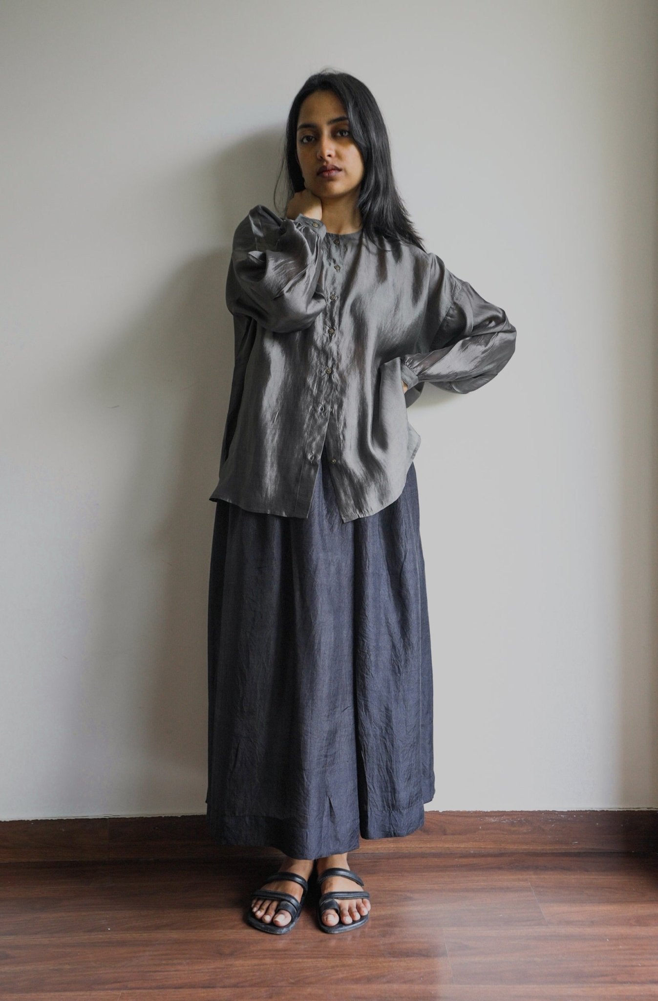 Ash Collarless Shirt - CiceroniWomen Shirtswith N.