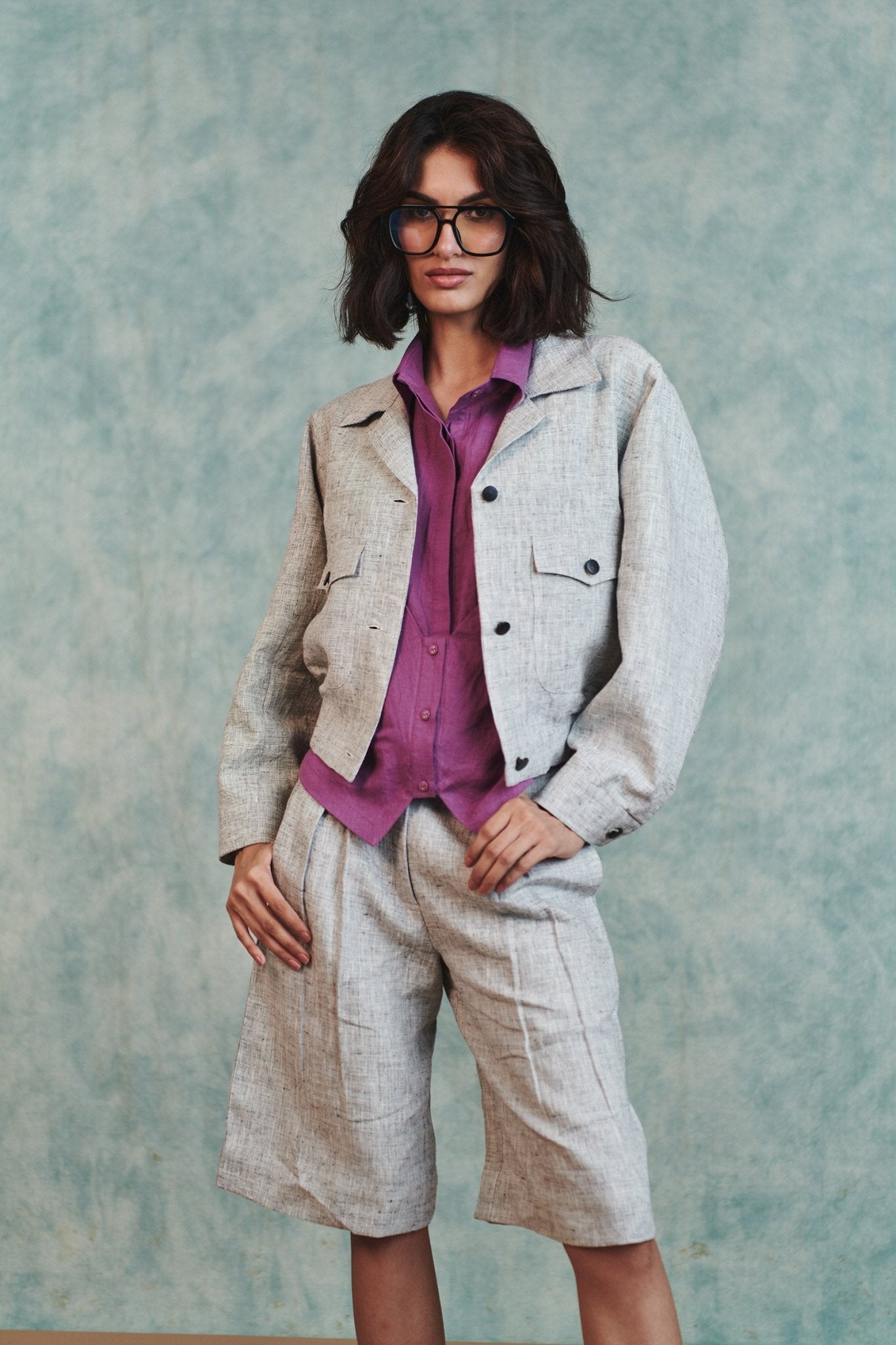 Ash Linen Women's Jorts - CiceroniWomen ShortsSaphed