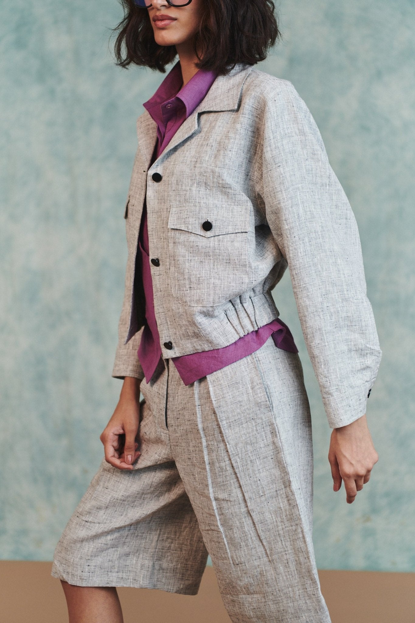 Ash Linen Women's Jorts - CiceroniWomen ShortsSaphed