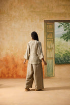 Ashen Co - ord Set - Beige and Off - White - CiceroniCo - ord SetKhyati Rughani