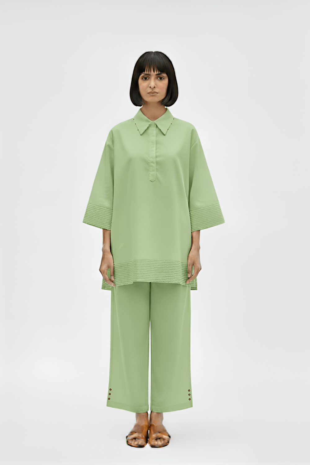 Asparagus Green Co - ord Set - CiceroniCo - ord SetNeora by NC
