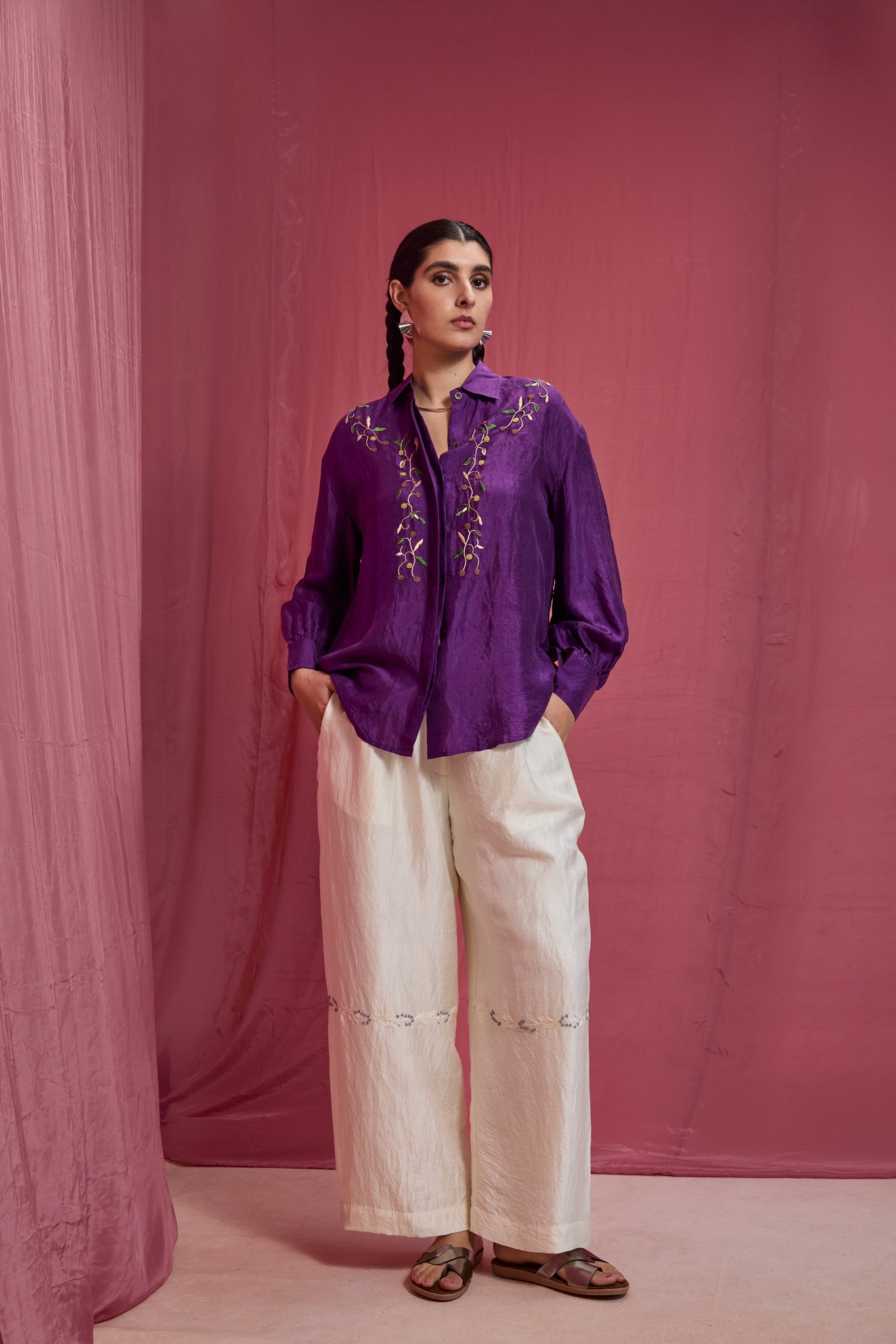 Astris Shirt - Purple - CiceroniWomen ShirtsAmbrosia