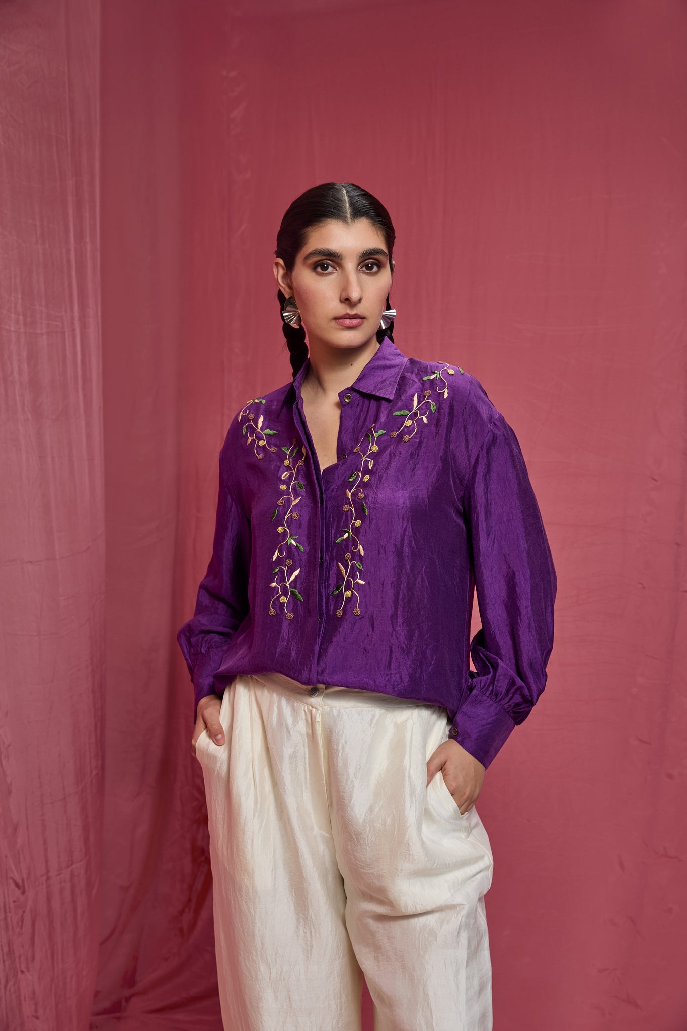 Astris Shirt - Purple - CiceroniWomen ShirtsAmbrosia