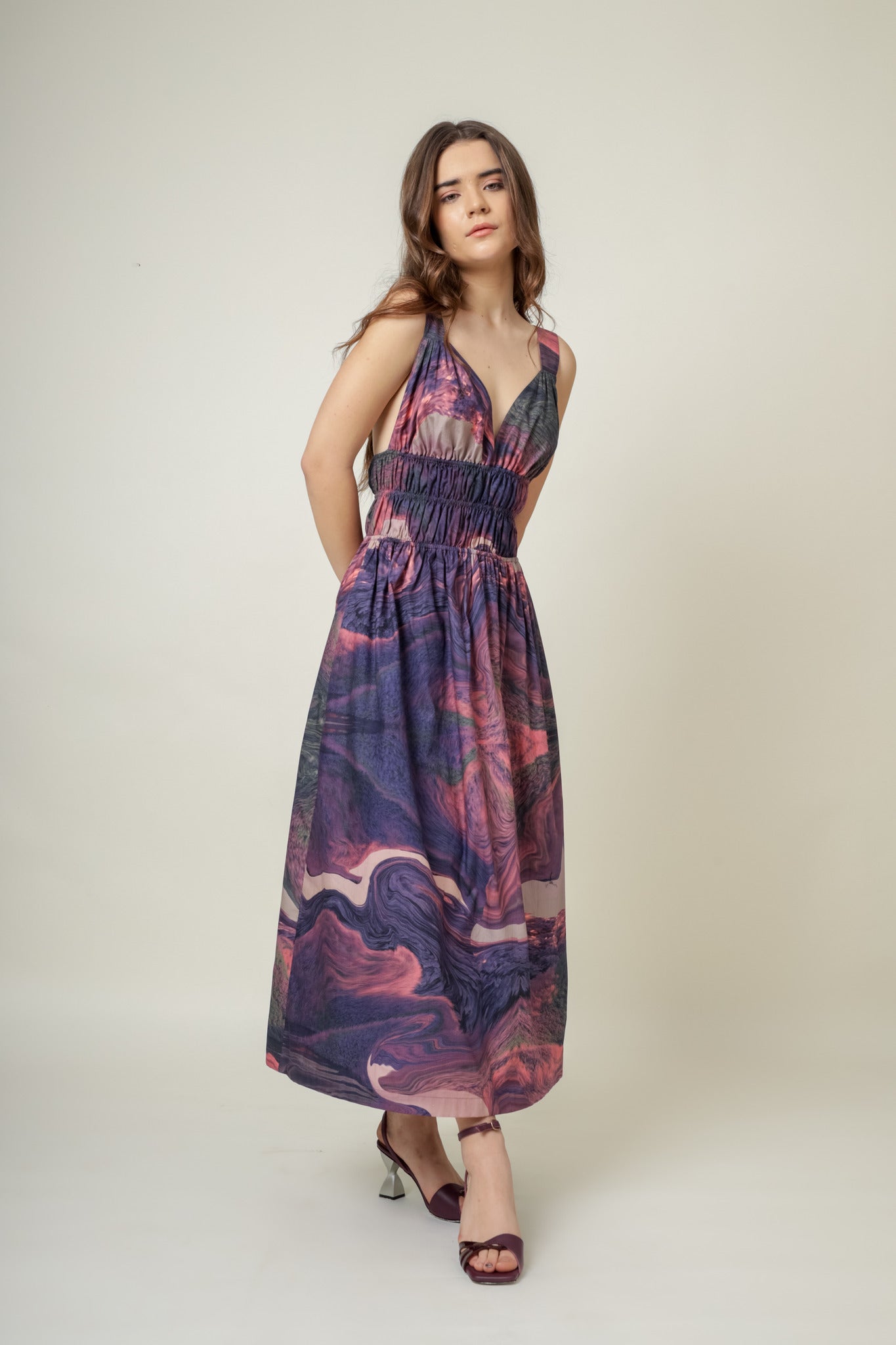 August Printed Dress - CiceroniDressesDoodlage