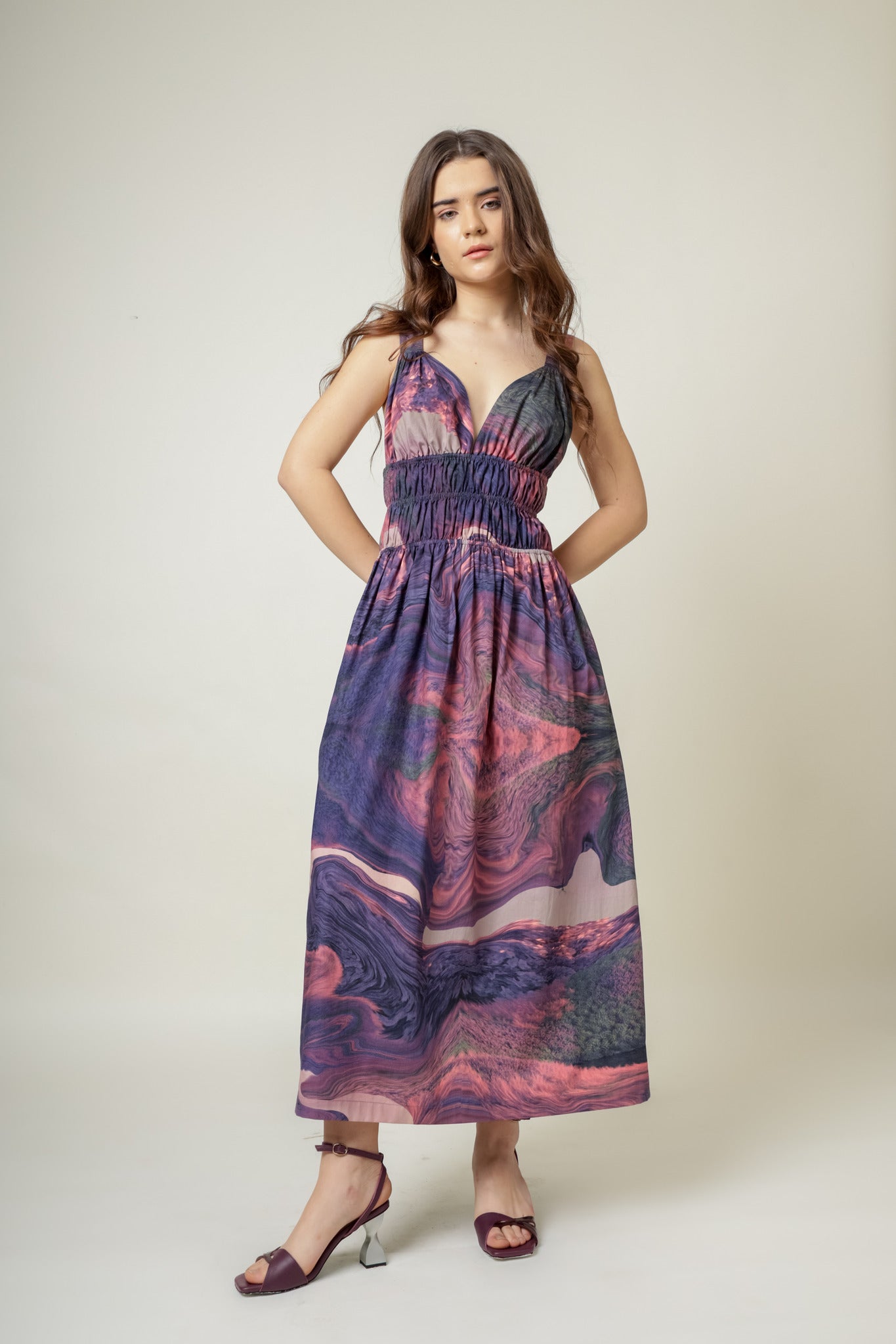 August Printed Dress - CiceroniDressesDoodlage