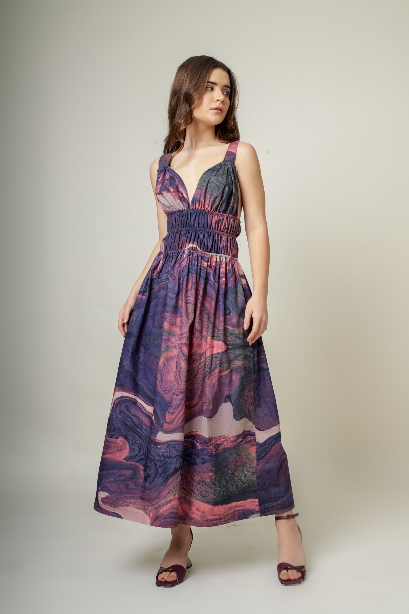 August Printed Dress - CiceroniDressesDoodlage