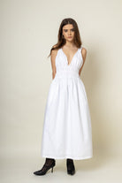 August White Dress - CiceroniDressesDoodlage