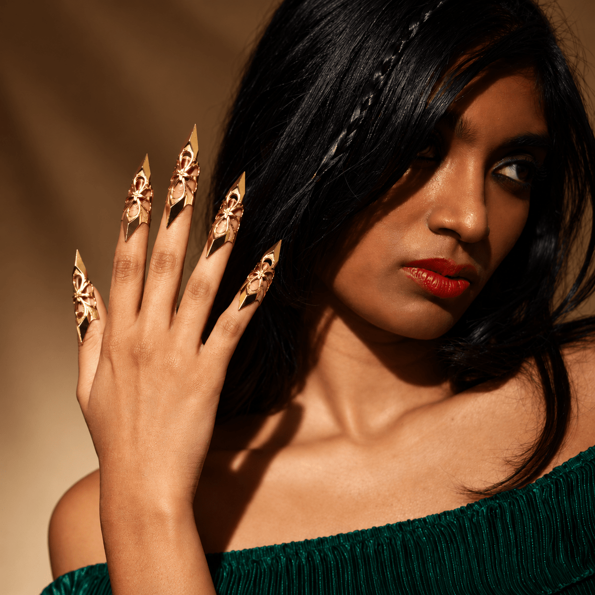 Aurelia Bloom Nail Ring - CiceroniNail RingKalon Art Jewellery