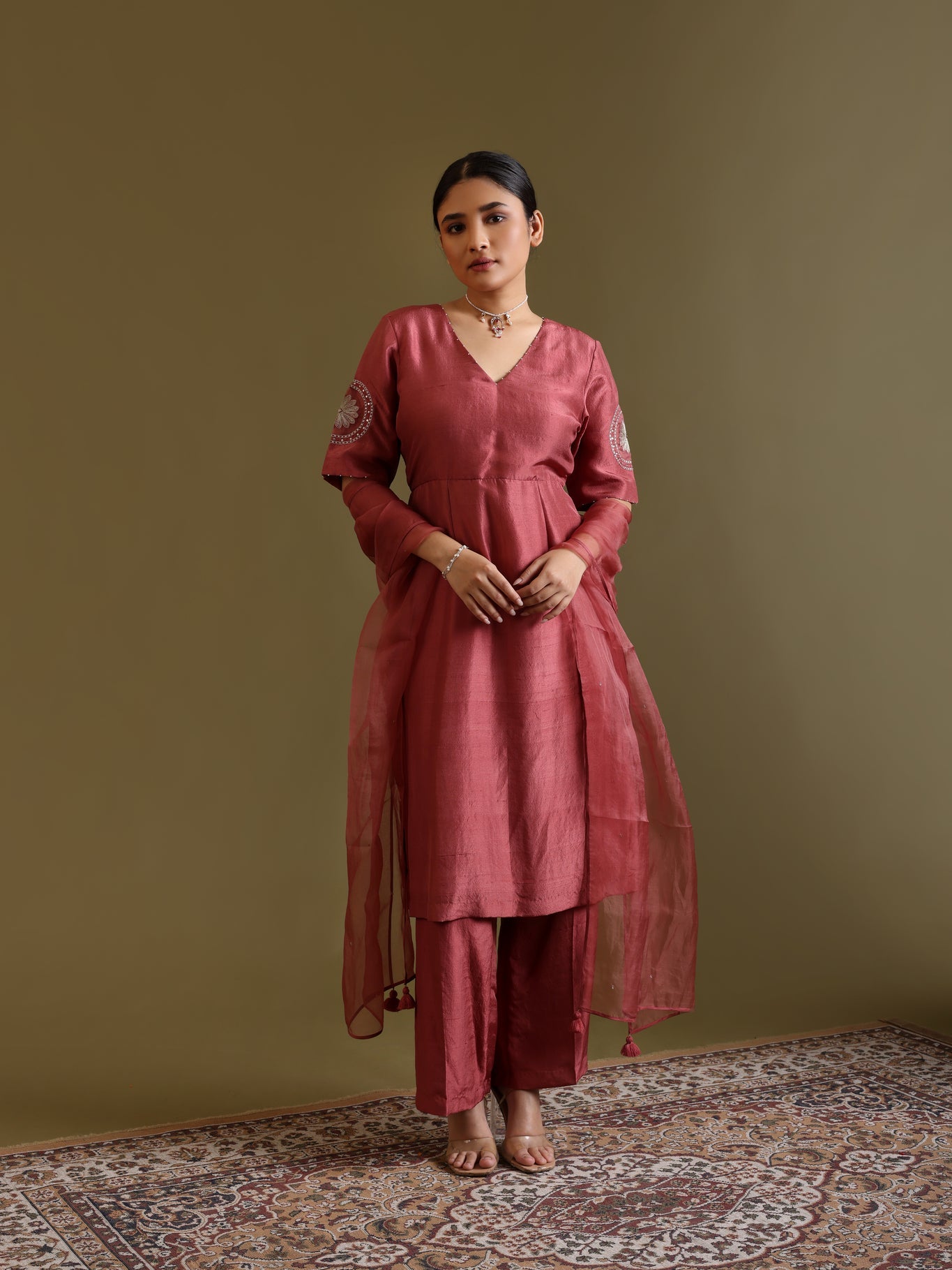 Aurira Outfit - CiceroniKurta Set, Festive WearChokhi Chorri