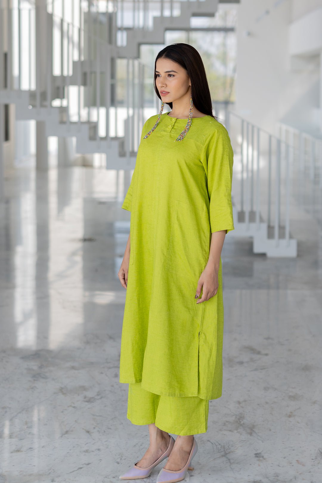 Avocado Green Kurta Set - CiceroniKurta Set, Everyday WearSilai Studio