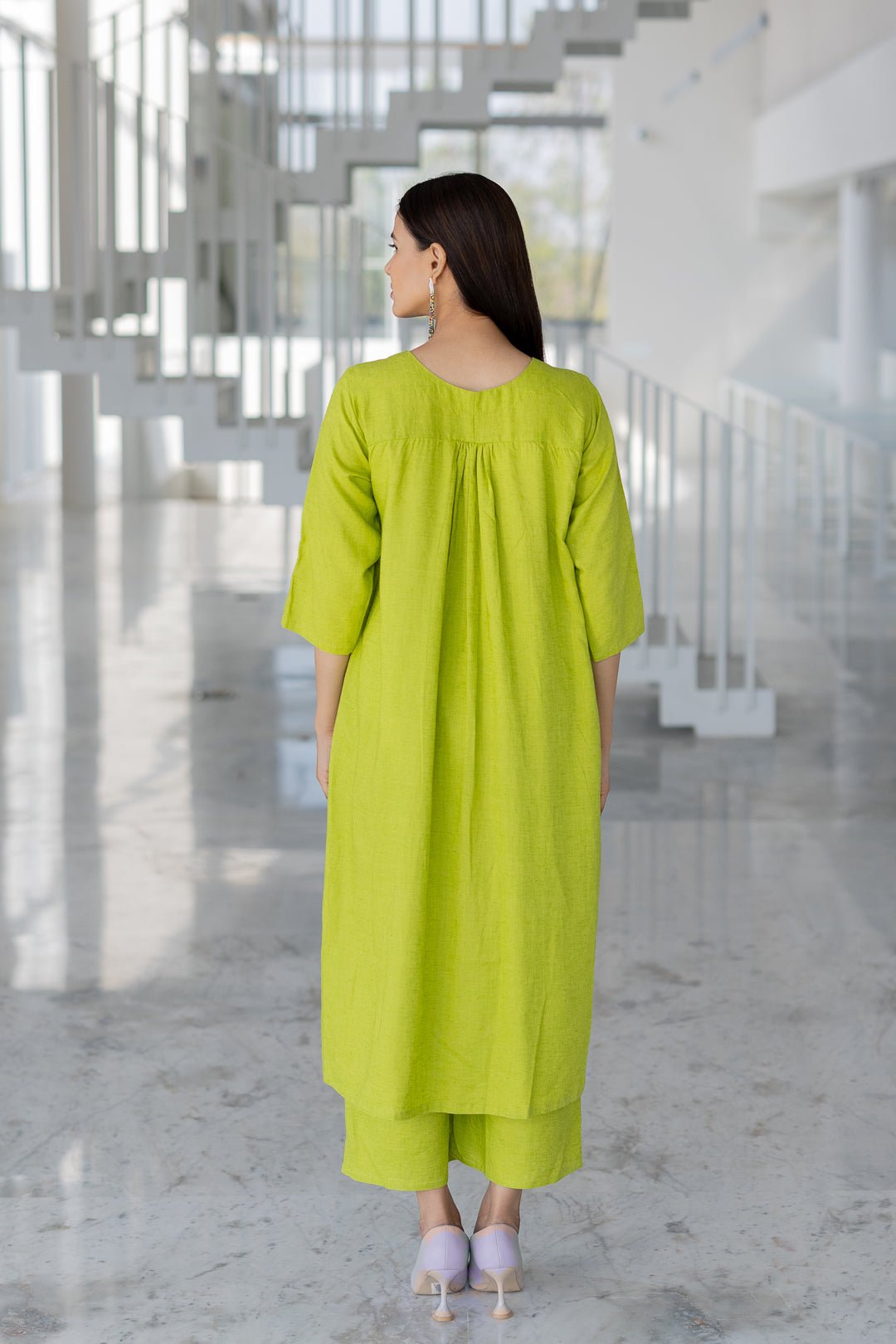 Avocado Green Kurta Set - CiceroniKurta Set, Everyday WearSilai Studio