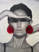 Back to the 60's - Drop - Red - CiceroniEarringsShivani Vaishnavi