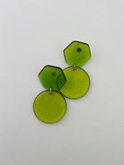 Back to the 60's - Hexagon - Green - CiceroniEarringsShivani Vaishnavi