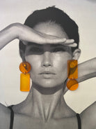 Back to the 60's - Orange - CiceroniEarringsShivani Vaishnavi