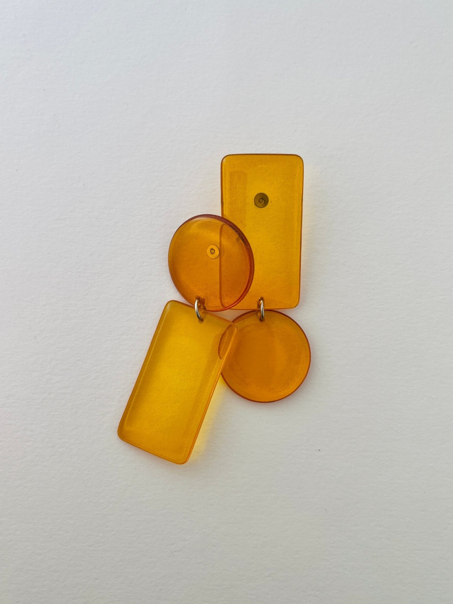 Back to the 60's - Orange - CiceroniEarringsShivani Vaishnavi