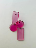 Back to the 60's - Pink - CiceroniEarringsShivani Vaishnavi