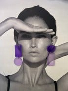 Back to the 60's - Purple - CiceroniEarringsShivani Vaishnavi