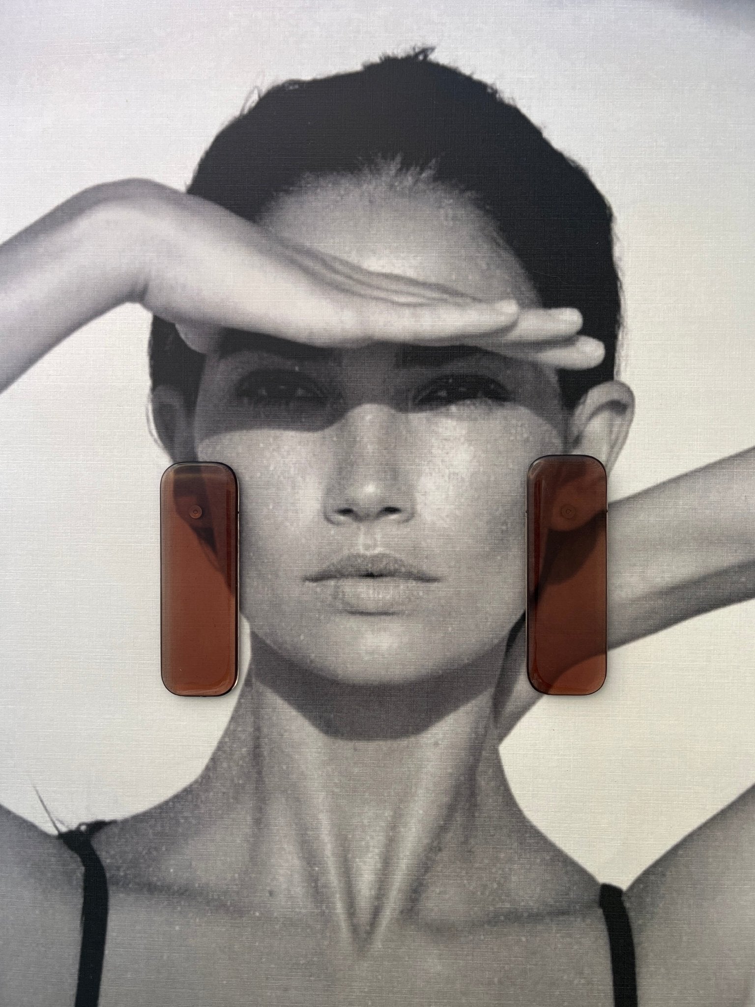 Back to the 60's - Rectangle - Brown - CiceroniEarringsShivani Vaishnavi