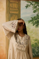 Bandani Kurta Set - Beige - CiceroniKurta Set, Festive WearKhyati Rughani