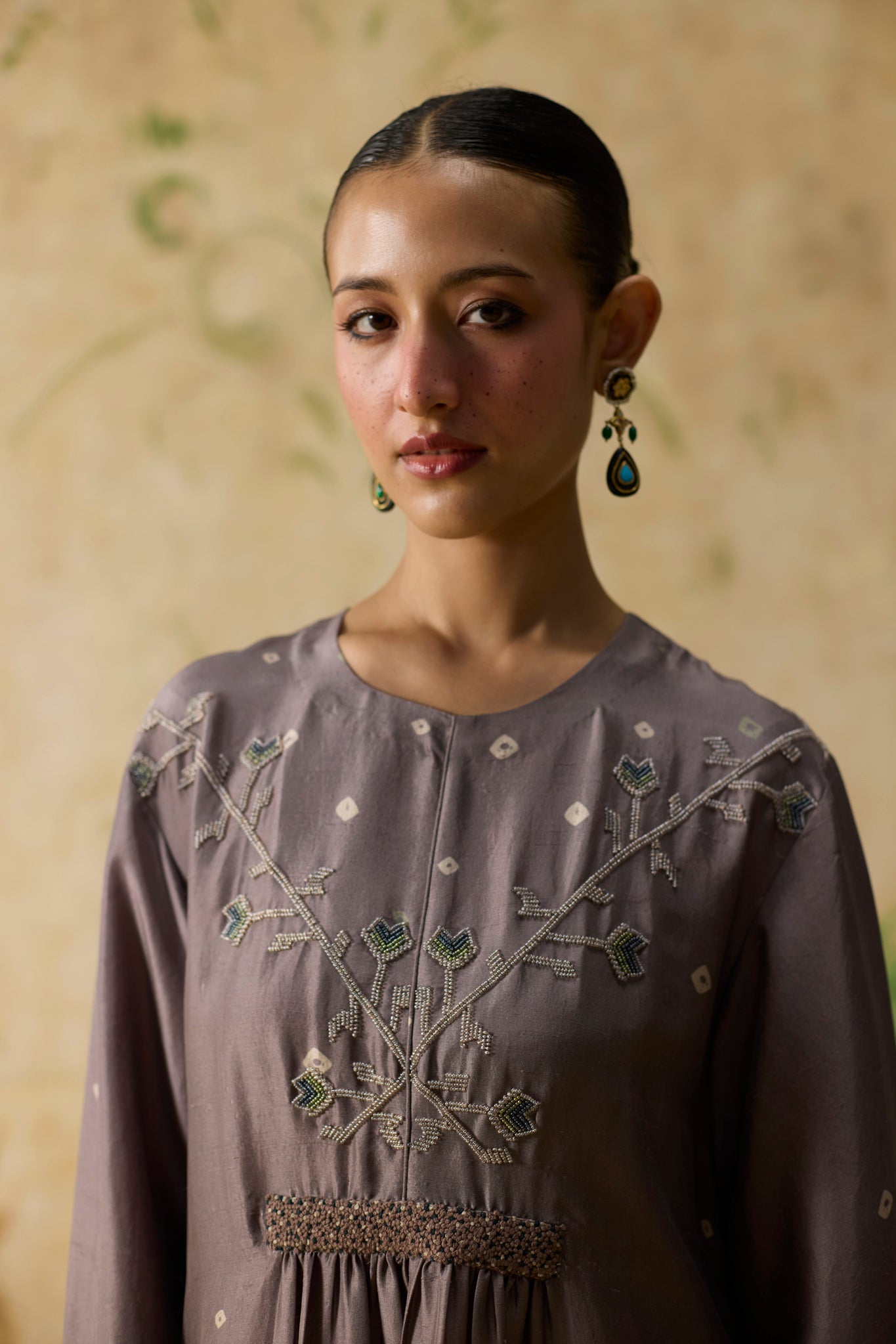 Bandani Kurta Set - Brown - CiceroniKurta Set, Festive WearKhyati Rughani