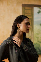 Bandani Kurta Set - Charcoal Grey - CiceroniKurta Set, Festive WearKhyati Rughani