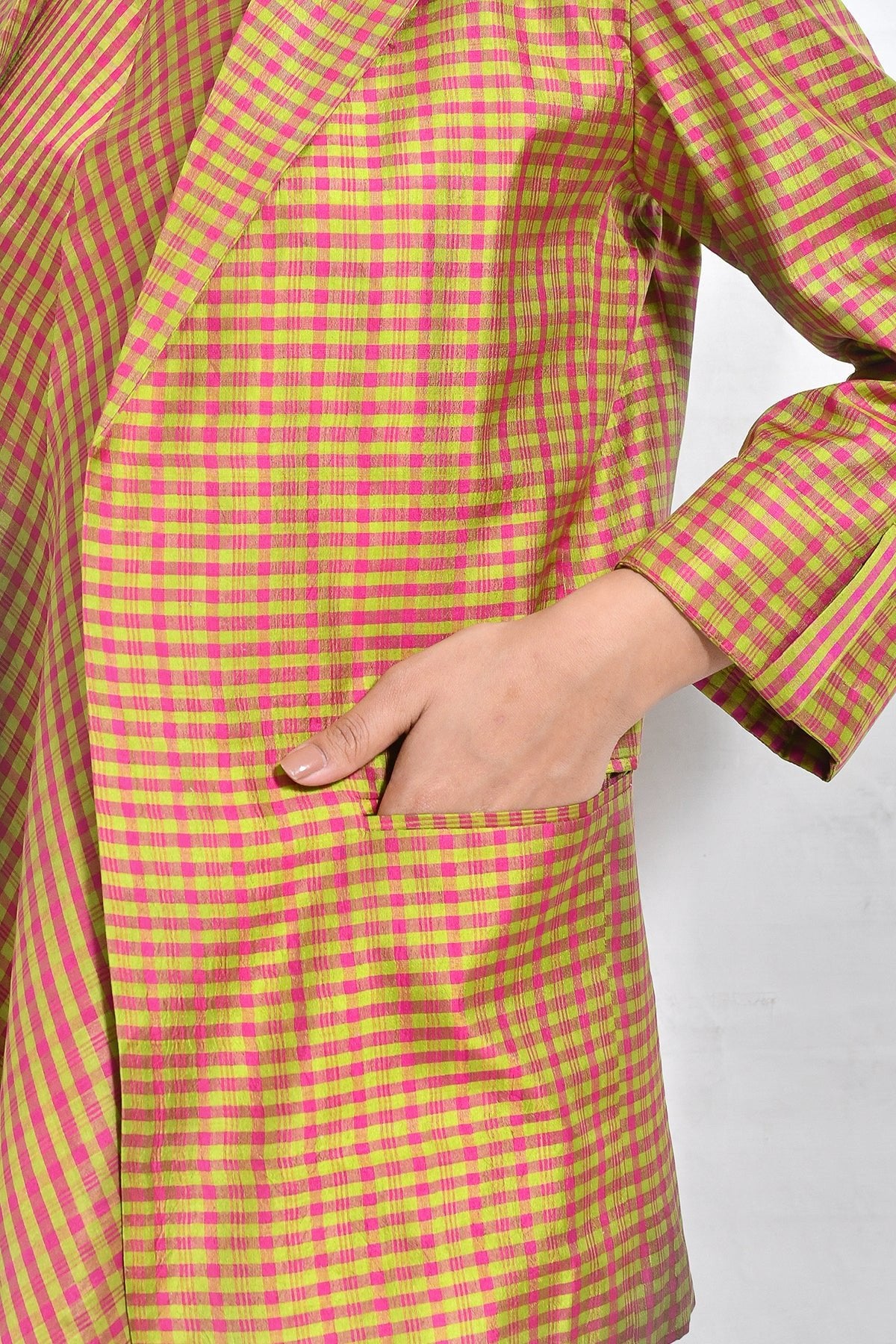 Bangalore Silk Checks Co - ord (Set of 2) - CiceroniCo - ord SetHiranya