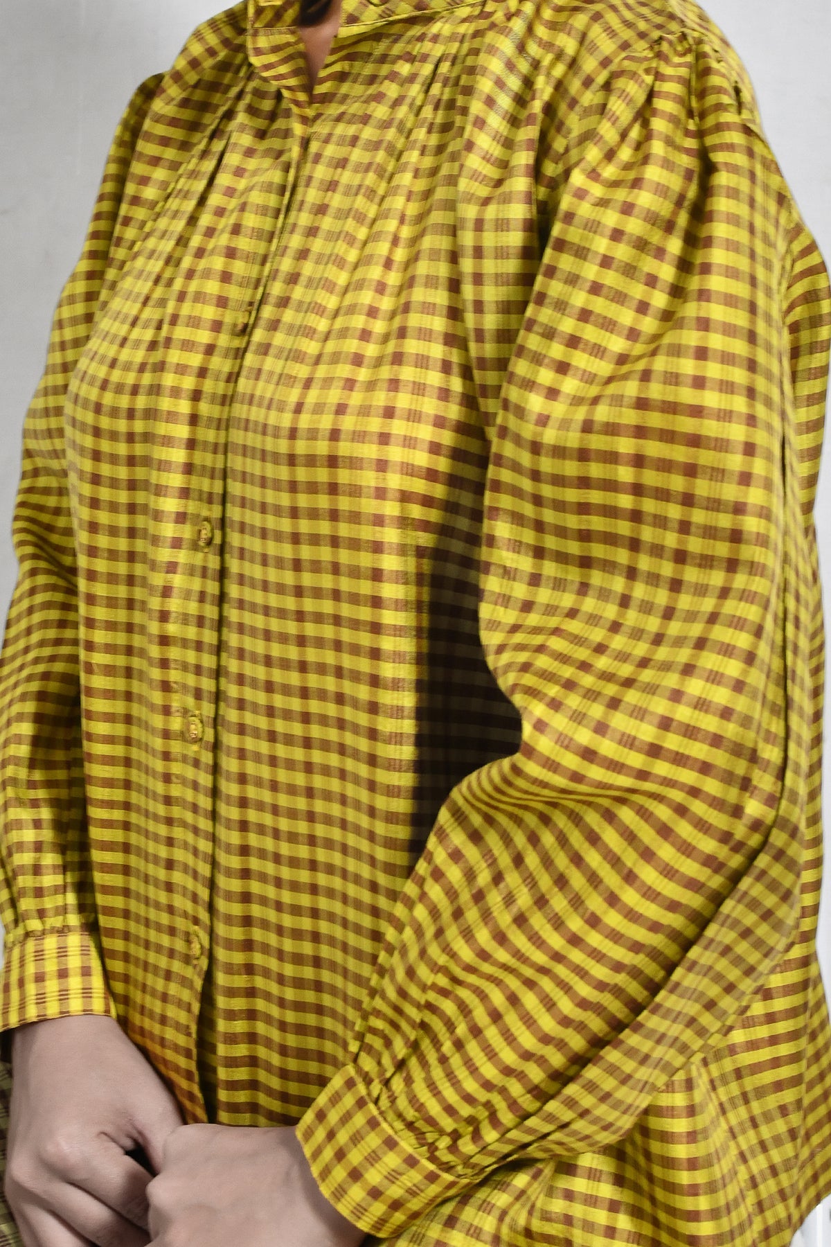 Bangalore Silk Lounge Co - ord (Set of 2) - Mustard & Brown - CiceroniCo - ord SetHiranya