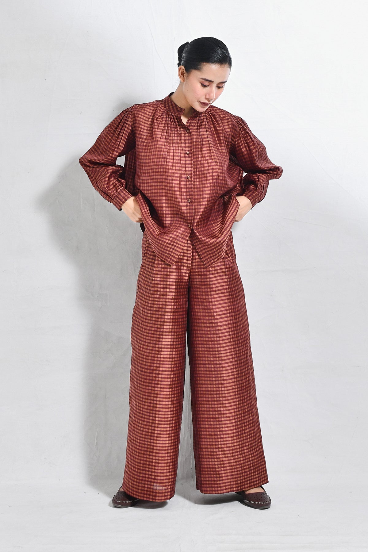 Bangalore Silk Lounge Co - ord (Set of 2) - CiceroniCo - ord SetHiranya